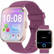 Smartwatch Fitpolo ekran 1,8'' IP68, ponad 110 trybów Bordowy 