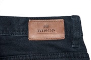 BISON Modern Fit Stretch Jeans W32 L34 Czarne Denim Bawełna/Elastan