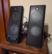 Głośniki Logitech X-140 2.0 5 W, stan idealny.