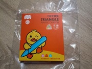 Trójkątne kredki do malowania, 12 kolorów 