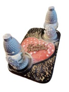 Elegancka podstawa pod znicze rękodzieło