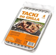 Tacki do grilla 4 szt. prostokątne
