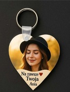 Breloki ze zdjęciem, obustronne, prezent na Dzień Chłopaka i nie tylko