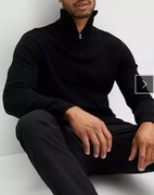 Sweter wełniany męski r.60/62, 80% wełna merynos 20% kaszmir