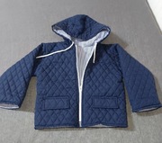 Kurtka chłopięca wiosenna pikowana z kapturem rozmiar 86