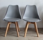 Krzesła szare do jadalni