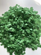 Zielone Konfetti kółka tuba, Konfetti na Ślub w tubie, Konfetti do balonów