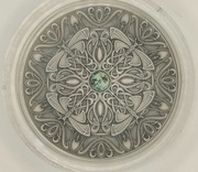 2022 Fiji 10$   Art. Nouveau Mandala Art.  3 oz 