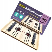 Drewniana gra dla dzieci katapulta dla dzieci hokej cymbergaj