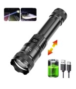 LATARKA BARDZO MOCNA 1800 LUMEN zoom USB C' LEKKA 