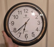 Zegar Quartz  czarny