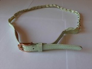 Miętowy pasek łańcuszek rozmiar S lata 90 vintage Y2K