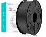 Filament Sunlu PLA PLUS 1,75mm - 1kg - BLACK / CZARNY