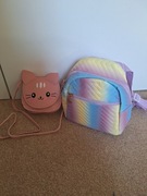 Zestaw plecak plecaczek przedszkolny i torebka dla dziewczynki