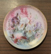 LENA LIU Śliczny Talerz ozdobny porcelanowy MOTYLE MOTYL