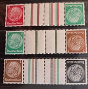 Deutsche Reich zusammendruck Hindenburg KZ17,20,25,czyste b.podlepki.Mi 80€