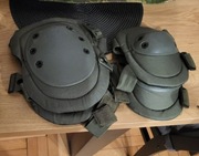 Komplet nakolanniki i nałokietniki taktyczne - olive