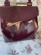 Torebka Simple bordo lakierowana