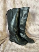 Kozaki Franco Sarto – czarne, skórzane