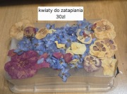 Suszone kwiaty do żywicy świec biżuterii dekoracji mix kwiatów