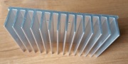 Radiator aluminiowy A4291, żebrowany, 165 x 100 x 35 mm