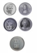 2020-23 ICON 4x 1oz Diana Mona Lisa Marilyn Elżbieta