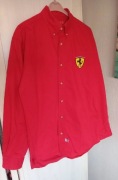 Koszula z długim rękawem marki Ferrari rozmiar M, Vintage