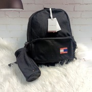 nowy tommy jeans plecak czarny duży 35x40 cm logo lux premium