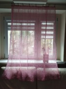 Firanka tiul na  małe okno 