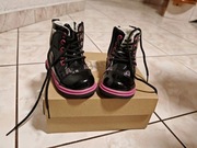 Trzewiki botki ocieplane SUWAK trapery lakierowane wygodne Wojtyłko 22