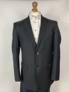 Marynarka Dressmann 100% wełna grafitowa 52 / 42-44 oversize old money