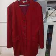 Marynarka bordo długa 