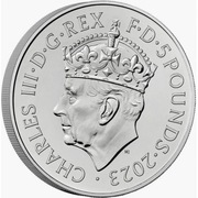 5f  2023 - Koronacja Karola III, UNC w blistrze