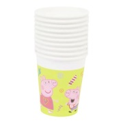 Kubki papierowe 200ml Świnka Peppa 