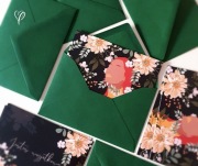 Kartka dla Kobiety - Bilecik do prezentu i kwiatów - Kobieca kartka