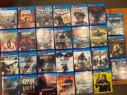 Pakiet 27 gier PS4 stan bardzo dobry