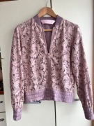 36 S Guess Aisha koronkowa kurtka bomberka