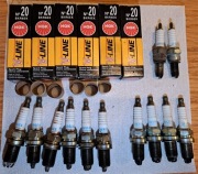 Świece zapłonowe NGK 12sz 6xBKR6EK 4xBKR5EK 2xCR8E