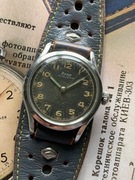 Zegarek szwajcarski Bore Huguenin military style 35mm 