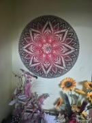 Sprzedam dekoracje ścienna. Mandala szydelkowa