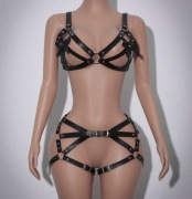 Nowy harness uprząż stanik i pas na uda