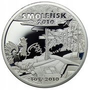 Medal, Smoleńsk 2010, Ag925 25g 