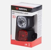 Lampki rowerowe do wielokrotnego ładowania Walfort usb