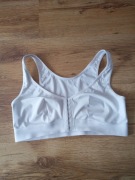 Biustonosz Damski Bez Fiszbinów Miękki Biały