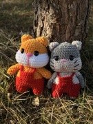 Szydełkowany chomik / zabawka