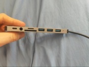 hub adapter uniwersalny rozdzielacz usb-c 8w1 czytnik sd usb 3.0 audio