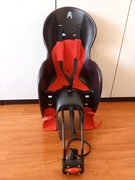 Fotelik rowerowy tylny Kross GRIZZLED CFS czarno-czerwony