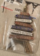 Magnes na lodówkę metalowy Paryż Paris Francja Wieża Eiffla France (40) 