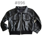 Kurtka jak skórzana ramoneska dla dziewczynki rozmiar 104cm-110cm 4-5lat 