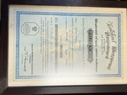 Stara zabytkowa polisa